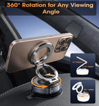 BOCLOUD Upgraded Suction Cup Phone Mount 360° Zinc Alloy Phone Stand Vacuum - Image 7