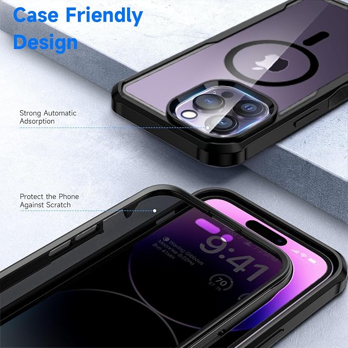 seacosmo for iPhone 14 Pro Max Case, Full Body Bumper - Image 6