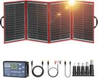 DOKIO 200W Portable Foldable Solar Panel Kit, by DOKIO