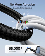 Multi Charging Cable 2Pack 4FT, 3 in 1 Charger Cable Braided Universal Phone - Image 5