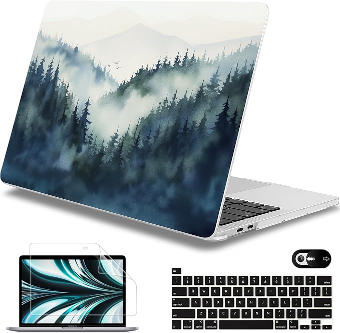 Mektron for MacBook Pro 13-inch Case 2022 2021 2020 Release A2338 M2 M1 A2289 by Mektron