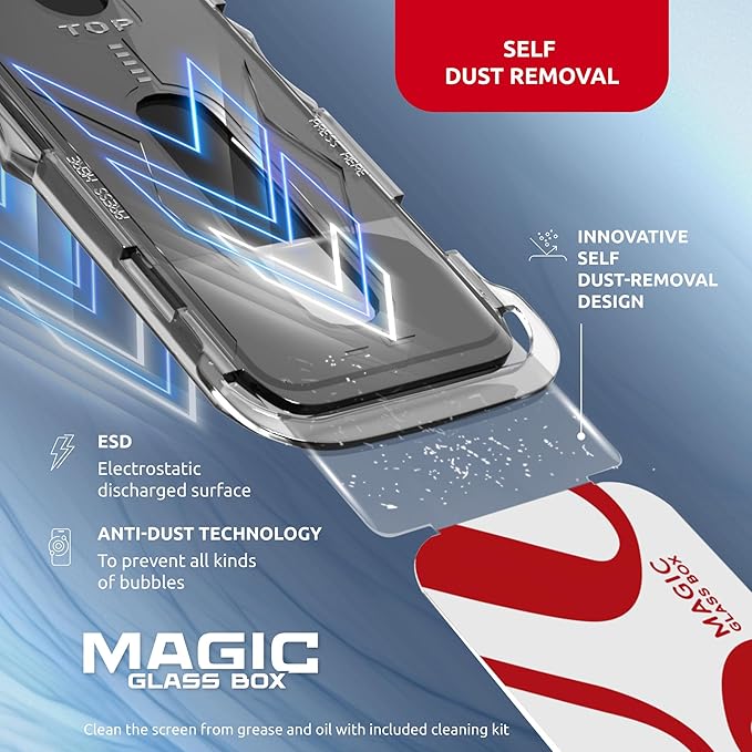 Screen Protector for iPhone 16 Pro Max – MagicBox Tempered Glass Screen - Image 4
