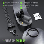 FIFINE K688 Podcast Microphone Kit, USB/XLR Dynamic Microphone - Image 9