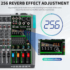 Depusheng MX16 16 Channel Sound Mixer Audio Mixing Console 48V 256DSP - Image 3