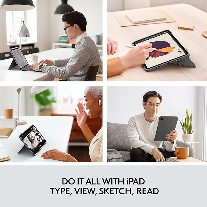 Logitech Combo Touch iPad Pro 11-inch Keyboard Case - Image 2
