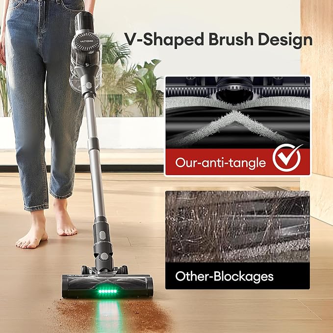 Ultenic Cordless Vacuum Cleaner, 550W 50Kpa Stick Vacuum - Image 4