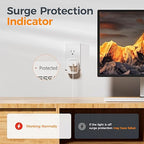 Surge Protector 1050 Joules, TESSAN Single Plug Surge Protector - Image 4