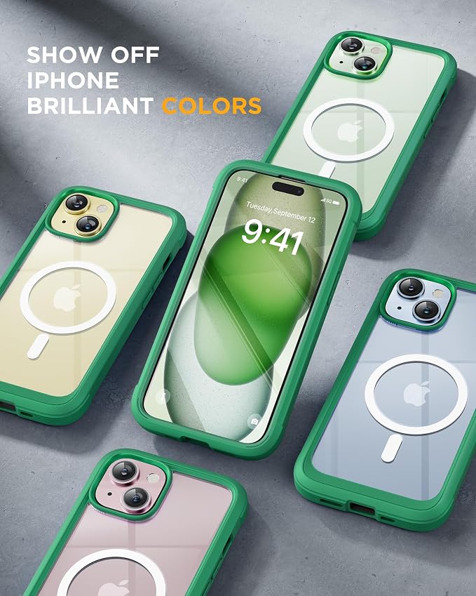 Miracase Magnetic for iPhone 15 Plus Case 6.7'' Full-Body Military Drop Proof - Image 7