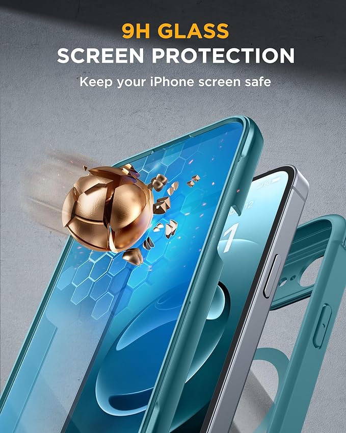 Miracase Magnetic for iPhone 16e Case Full-Body Phone - Image 4