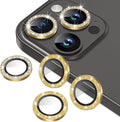 AGVEE 3+3 6 Pack for iPhone 15 Pro/Pro Max, Bling Diamond & Glitter Metal Ring by AGVEE