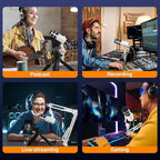 COMICA EJoy D10 USB Gaming Microphone – RGB Dynamic Mic - Image 7