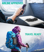 BLAVOR Solar Power Bank 10, Portable Wireless Charger, 20W Fast Charging - Image 8