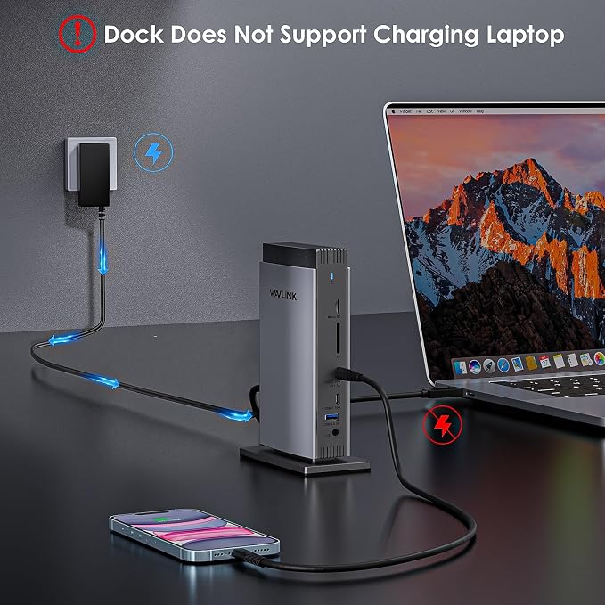 WAVLINK USB C DisplayLink Docking Station - Image 3
