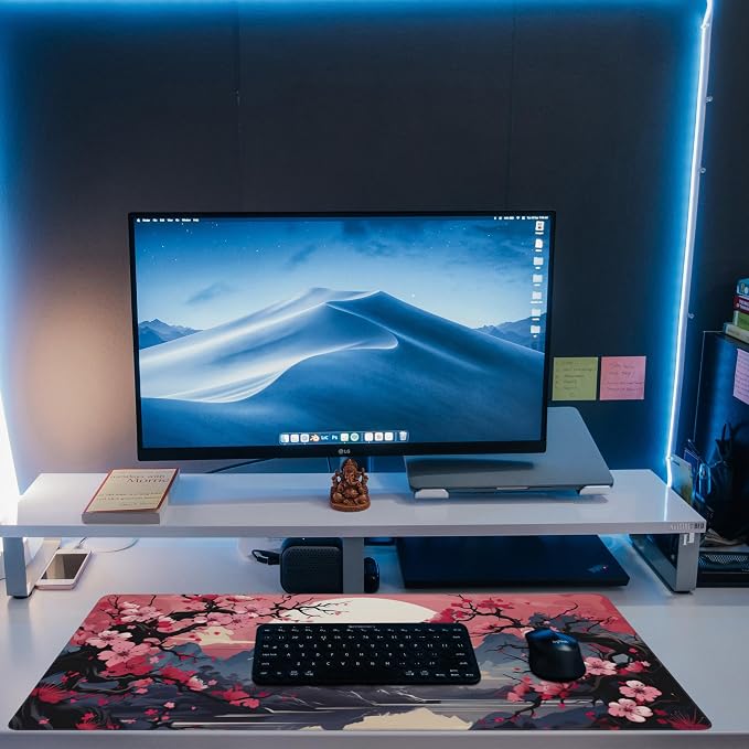 Desk Pad, Mountains and Sun Large Gaming Mouse Pad - Image 6