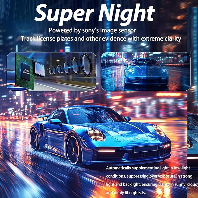 Mirror Dual Dash Camera, 4K and 1080P Dash Cam - Image 5