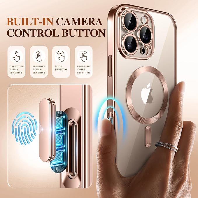 BERFY Magnetic for iPhone 16 Pro Max Case, Compatible - Image 2