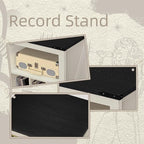Record Player Stand with Vinyl Record Storage Holds up to 160 Albums, Large - Image 5