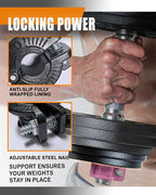 MAXRICH T Barbell Clamp 1 inch Multiple Sizes & Adjustable Weight Clips - Image 3