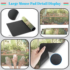 Cute Desk Mat Green Plants Gaming Mouse Pad XXL Large Extended Sage Laptop - Image 4