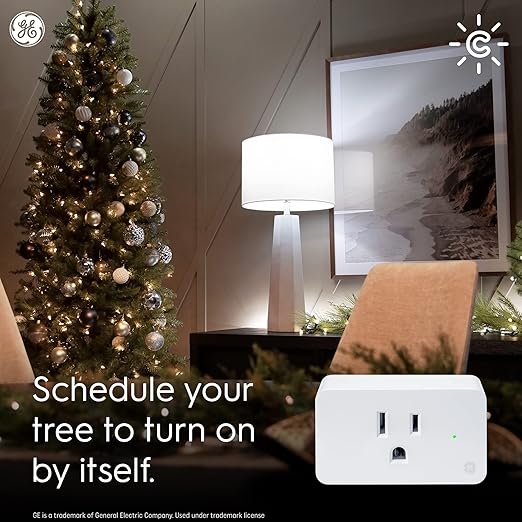 GE Cync Smart Indoor Plug, Smart Outlet Control, WiFi Outlet Plug, Matter - Image 6