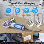 Car Vacuum Portable Cordless, 18000pa Mini Vacuum Cleaner, 4 in 1 Handheld - Image 6