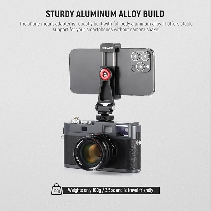NEEWER Metal Phone Tripod Mount - Image 6