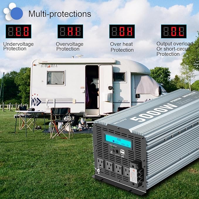 Power Inverter 5000 watt 12v to 110v /120V Inverter - Image 5