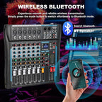 Audio Mixer, 6 Channel Board Mixer - Image 3