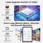Android 14 Tablet 11 Inch Tablets, 24GB RAM 256GB ROM, Octa-Core Tablets - Image 4