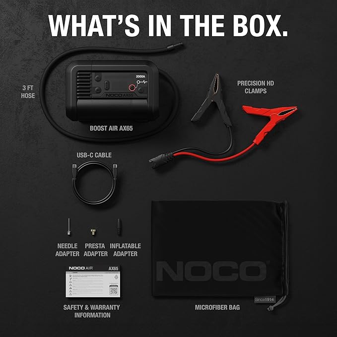NOCO Boost+Air AX65: 2000A Jump Starter - Image 7