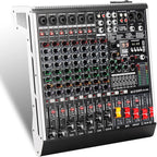 8 Channel Audio Mixer Professional Sound Mixing Board by MIZISNR