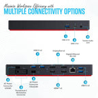 Lenovo 40AN0135US Thunderbolt 3 Dock Gen 2 Dual UHD 4K Display - Image 4