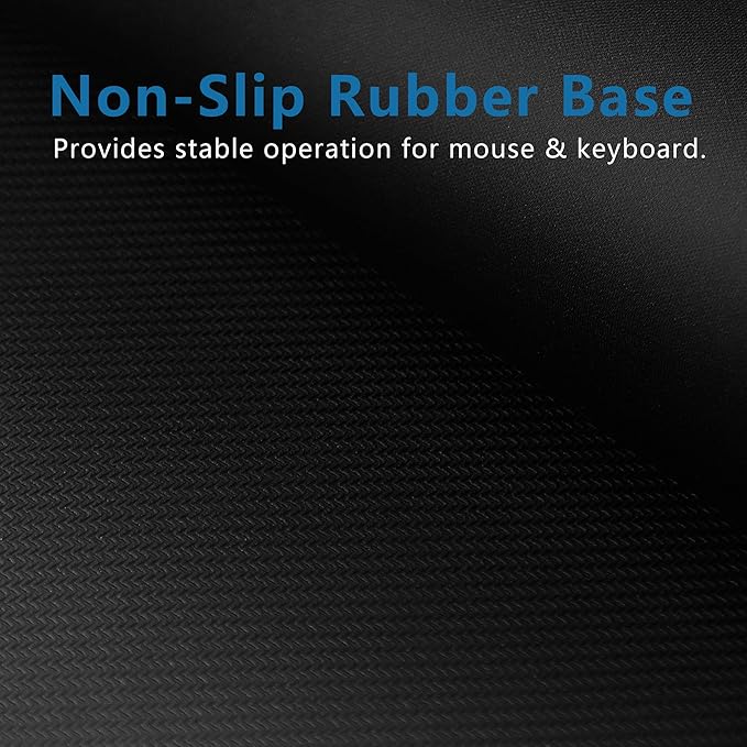 Mouse Pad 3 Pack, 35% Larger Size, Smooth Surface, Stitched Edges, Non-Slip - Image 9