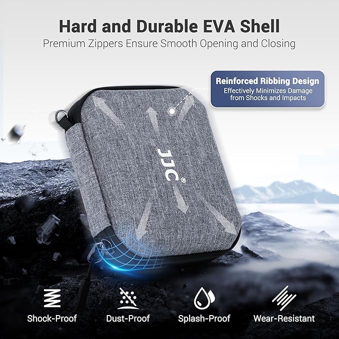 JJC Hard Lens Filter Pouch, 4-Pocket Filter Case - Image 3