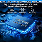 eSynic Professional eARC Audio Extractor-192KHz ARC to Optical Adapter-for HDTV - Image 2
