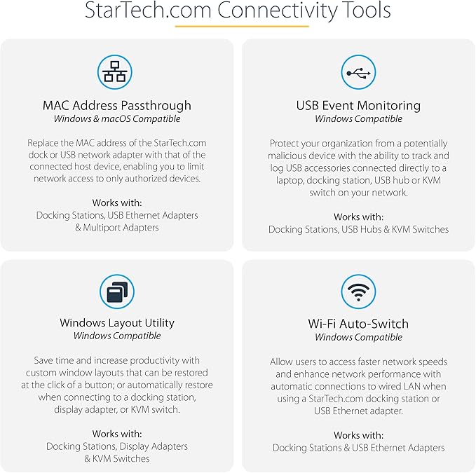 StarTech.com USB-C Quad Monitor Docking Station - Image 9