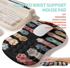 2-in-1 Ergonomic Set, Wave Rise Keyboard Wrist Rest and Massage Bulge Slope - Image 3