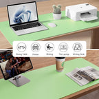 Aothia Leather Desk Pad Protector, Mouse Pad, Office Desk Mat, Non-Slip PU - Image 5