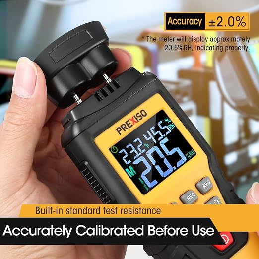 PREXISO Wood Moisture Meter - 7 in 1Digital Moisture Meter - Image 2