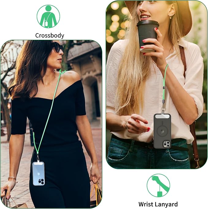 CACOE Phone Lanyard 2 Pcs-1 Pcs Adjustable Neck Strap, 2 Pads, Universal - Image 8