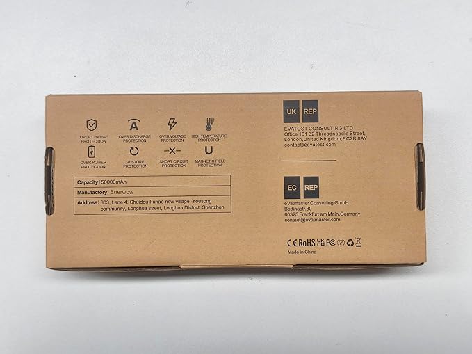 Portable Charger Power Bank 50000mAh Powerbank PD 30W and QC 4.0 Fast Charging - Image 8