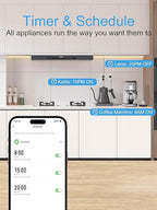 EIGHTREE Smart Plug 15A, Smart Plugs that Compatible - Image 4