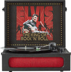 Arkrocket x Elvis Bluetooth Protable Record Player 3-Speed Bluetooth Input and by ARKROCKETAUDIO