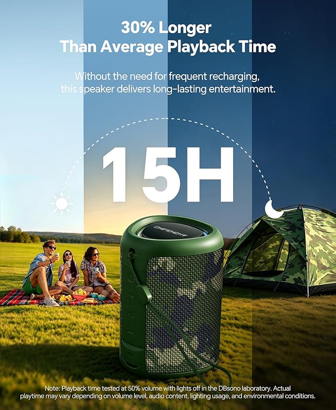 Portable Bluetooth Speaker Beach Essentials: Powerful Crystal Clear - Image 5