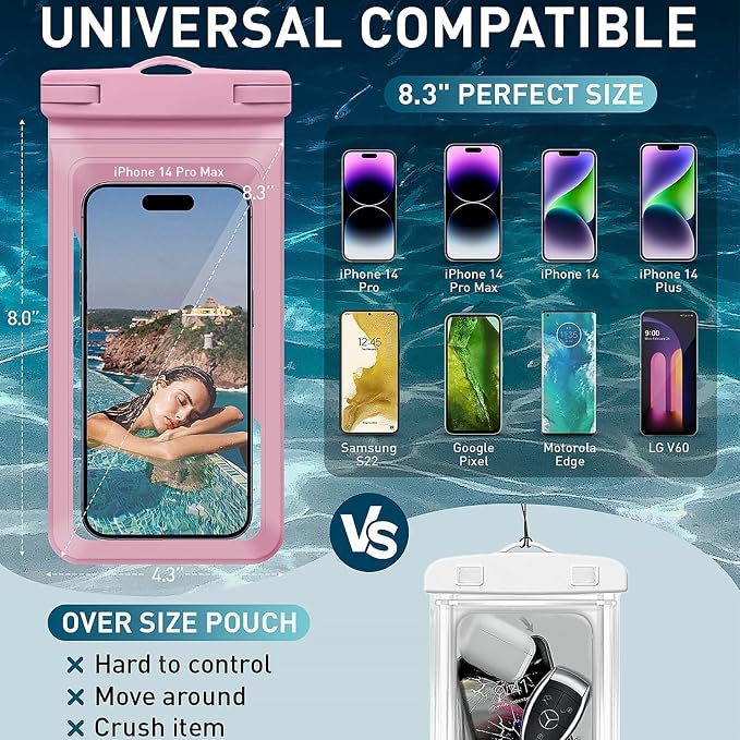 Universal Waterproof Phone Case, - Image 2