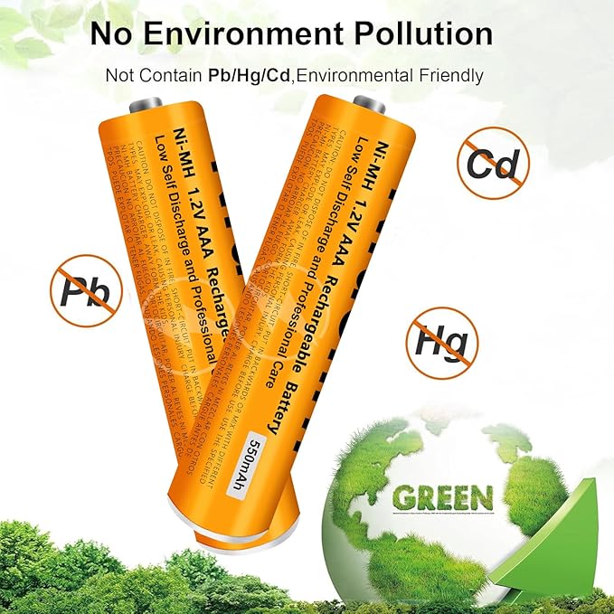 4 Pack NI-MH AAA Rechargeable Battery - Image 2