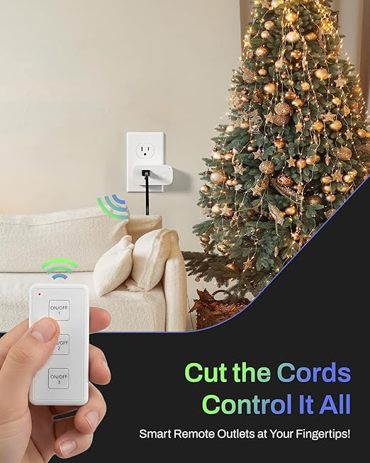 BN-LINK Wireless Remote Control Outlet Switch – 3-Outlet Kit - Image 2