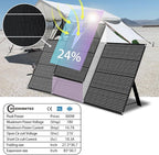 310W 18V Portable Foldable Solar Panel Monocrystalline ETFE 24% High Efficiency - Image 2