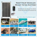 Voltset Solar Panel Charger Kit: 100W 12V Solar Panel - Image 9