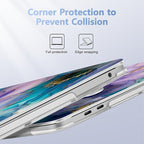 Case for MacBook Pro 13 inch with/Without Touch Bar, Hard Shell + Keyboard - Image 3